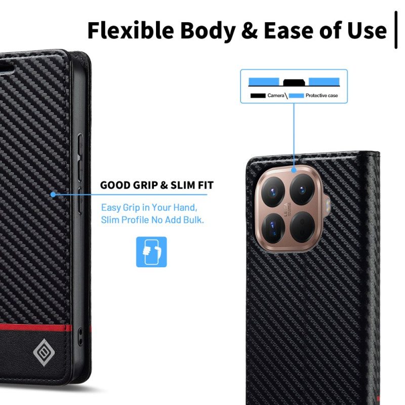 Flip Case Xiaomi 15t Pro Handyhülle Carbon Faser