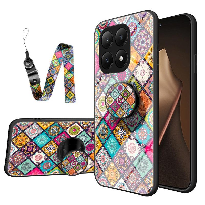 Hülle Xiaomi 15t Pro Patchwork-halterung Und Band