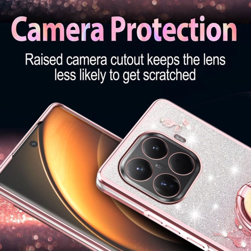 Hülle Xiaomi 15t Pro Strass-ringhalter Kadem