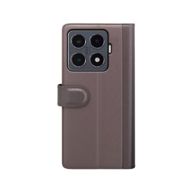 Lederhüllen Für Xiaomi 15t Pro Echtleder