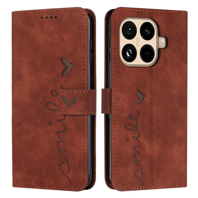 Lederhüllen Für Xiaomi 15t Pro Lächeln