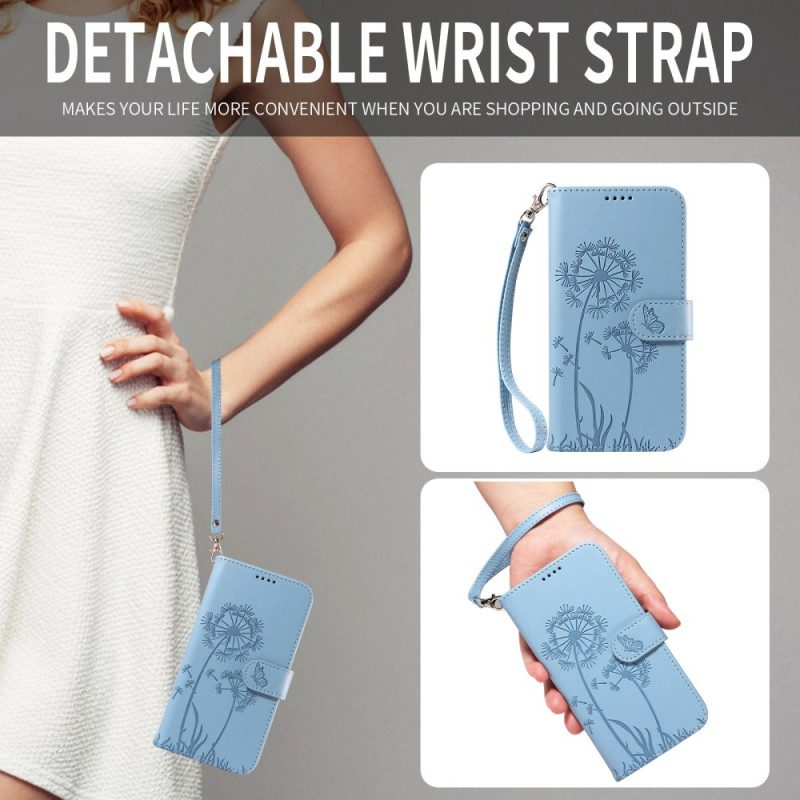 Lederhüllen Für Xiaomi 15t Pro Löwenzahn-armband