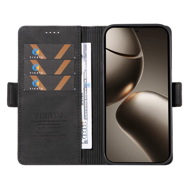 Lederhüllen Für Xiaomi 15t Pro Yikatu Lederoptik