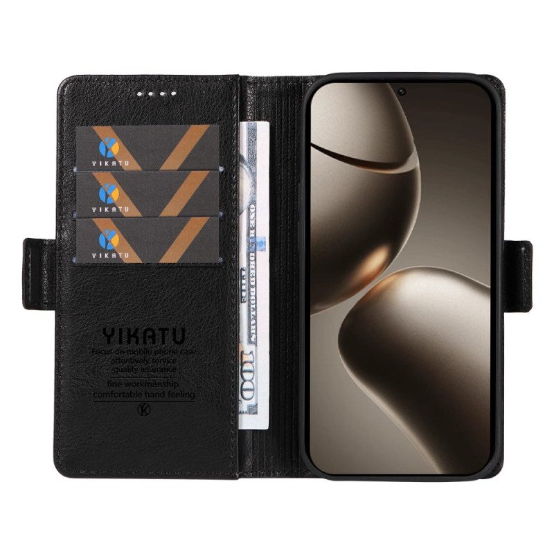 Lederhüllen Für Xiaomi 15t Pro Yikatu Retro