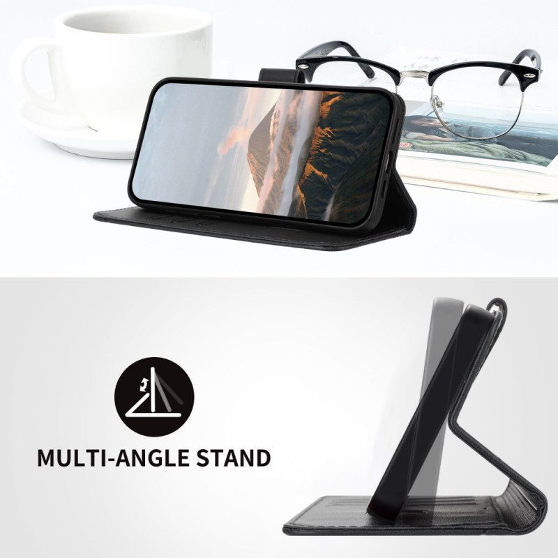 Lederhüllen Xiaomi 15t Pro Handyhülle Dreiecksmuster