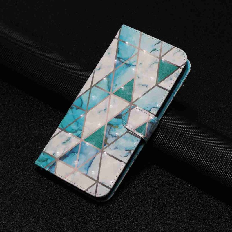 Lederhüllen Xiaomi 15t Pro Handyhülle Grüner Marmor Mit Armband