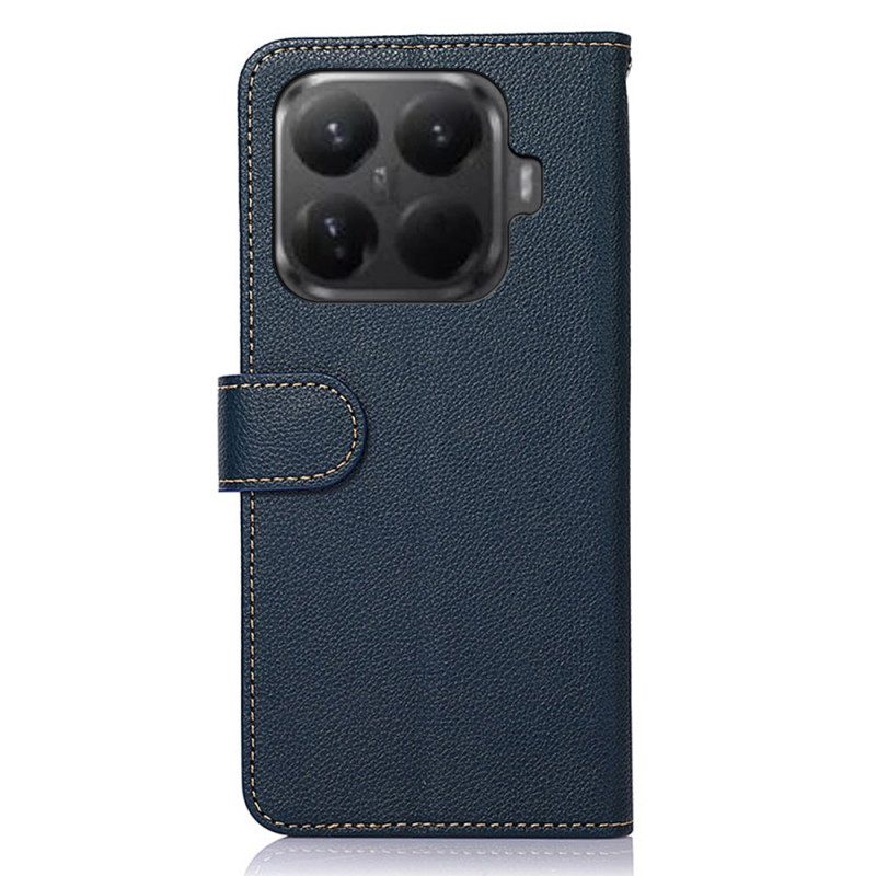 Lederhüllen Xiaomi 15t Pro Handyhülle Khazneh Rfid-geldbörse