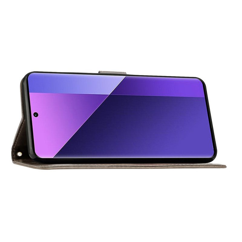 Lederhüllen Xiaomi 15t Pro Handyhülle Kleine Blumen