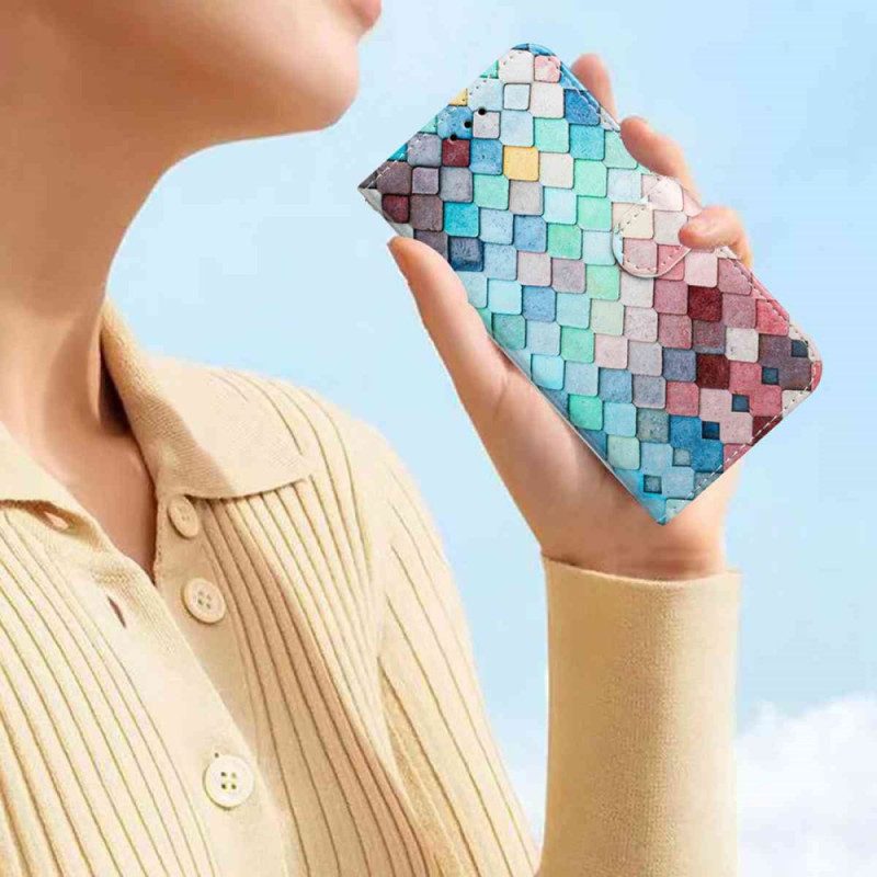 Lederhüllen Xiaomi 15t Pro Karomuster