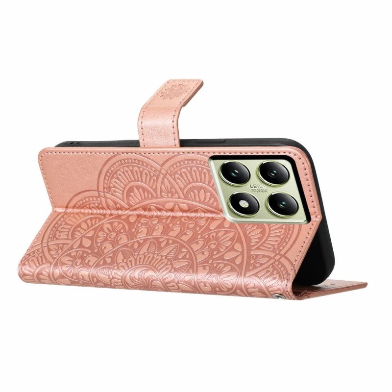 Lederhüllen Xiaomi 15t Pro Mandala-design