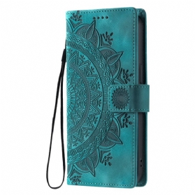 Lederhüllen Xiaomi 15t Pro Mandala-wildlederoptik