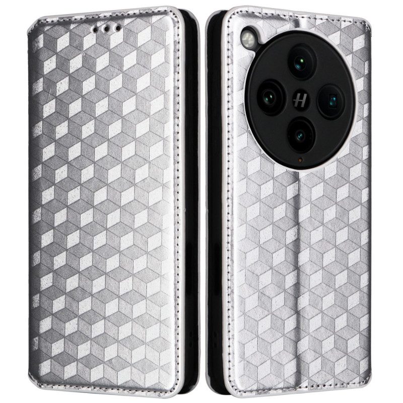 Flip Case Für Oppo Find X8 Pro 3d-diamantmuster