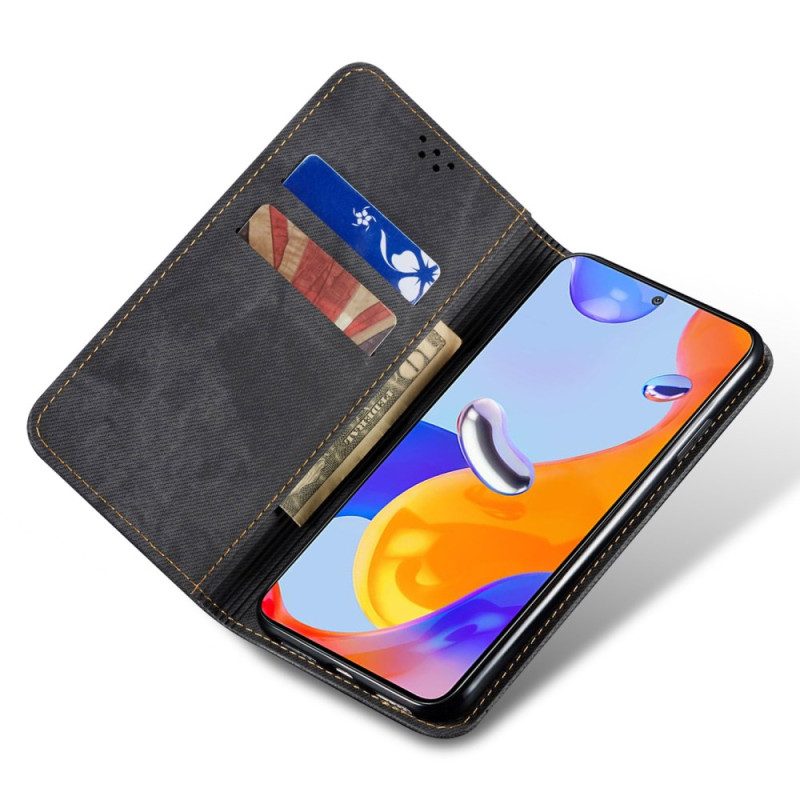 Flip Case Oppo Find X8 Pro Handyhülle Denim-stoff