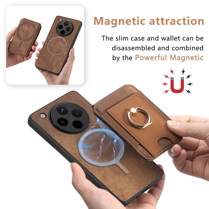 Hülle Für Oppo Find X8 Pro Klappbarer Kartenhalter