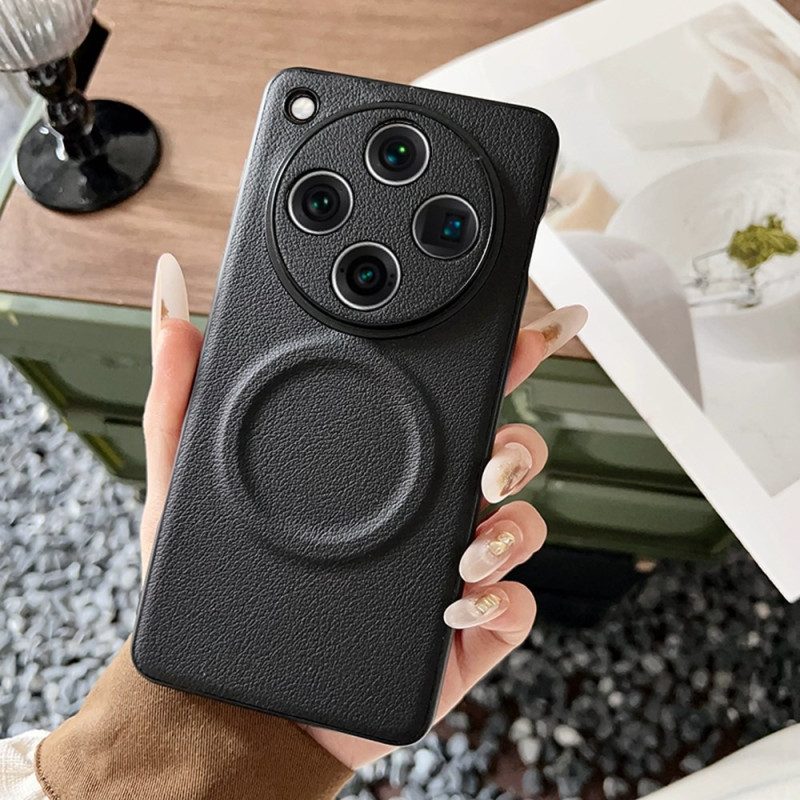 Hülle Oppo Find X8 Pro Magsafe-kompatibel Lederoptik