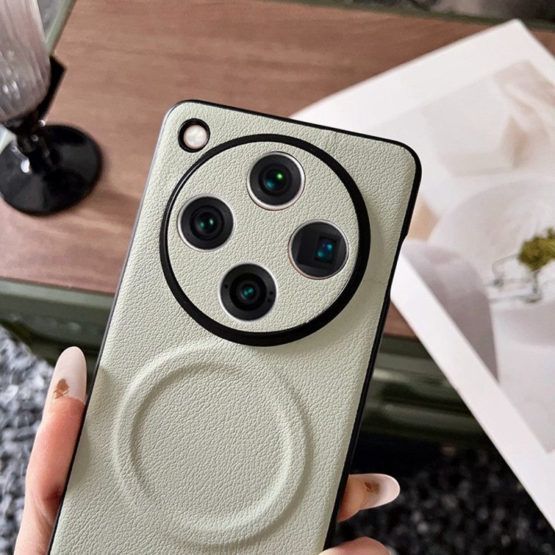 Hülle Oppo Find X8 Pro Magsafe-kompatibel Lederoptik