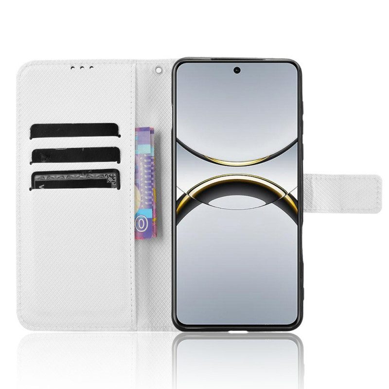 Lederhüllen Für Oppo Find X8 Pro Diamantstruktur