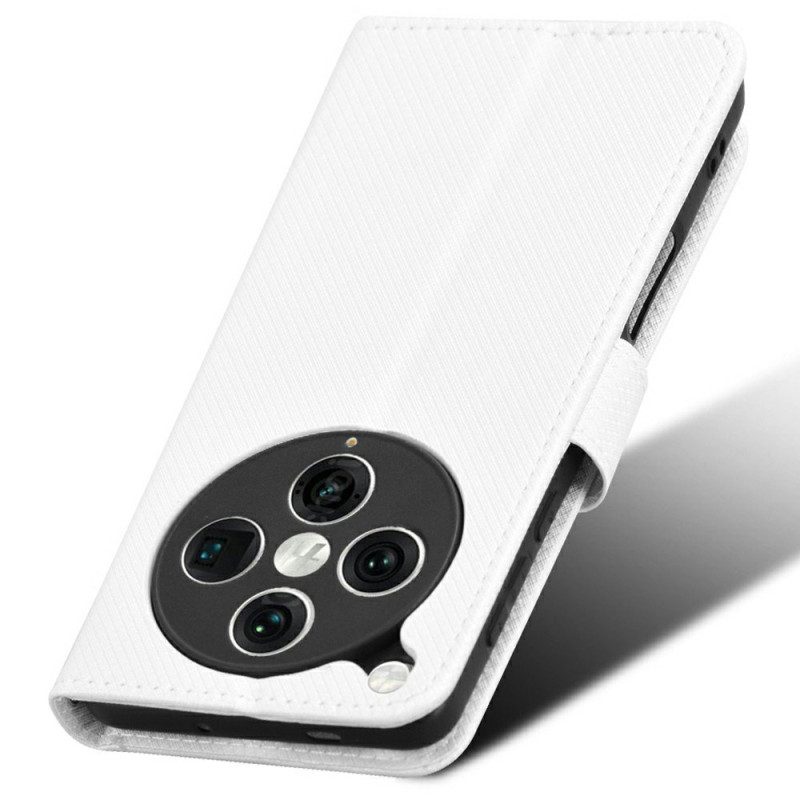 Lederhüllen Für Oppo Find X8 Pro Diamantstruktur