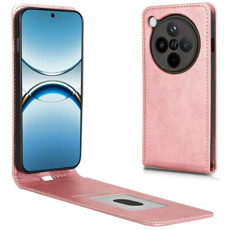 Lederhüllen Oppo Find X8 Pro Handyhülle Vertikal Klappbares Design In Lederoptik