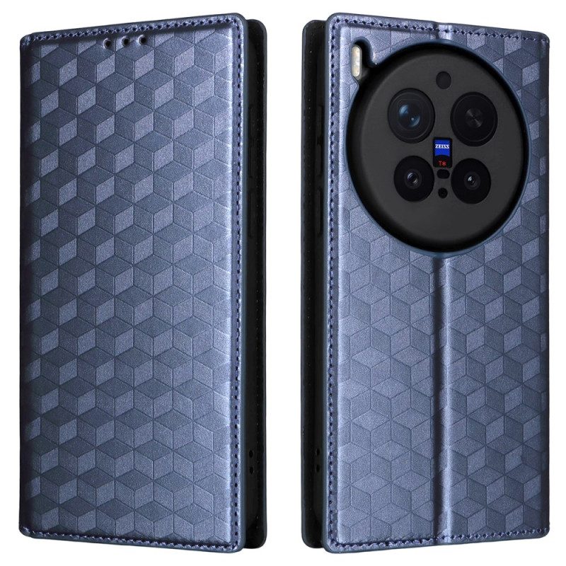 Flip Case Vivo X300 Pro Rautenmuster