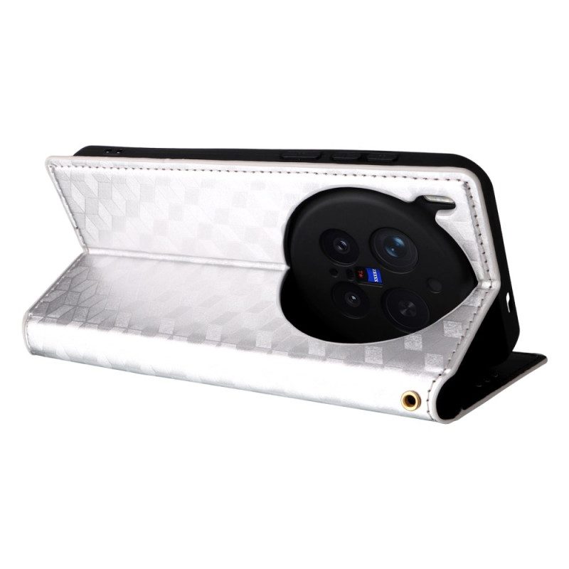 Flip Case Vivo X300 Pro Rautenmuster