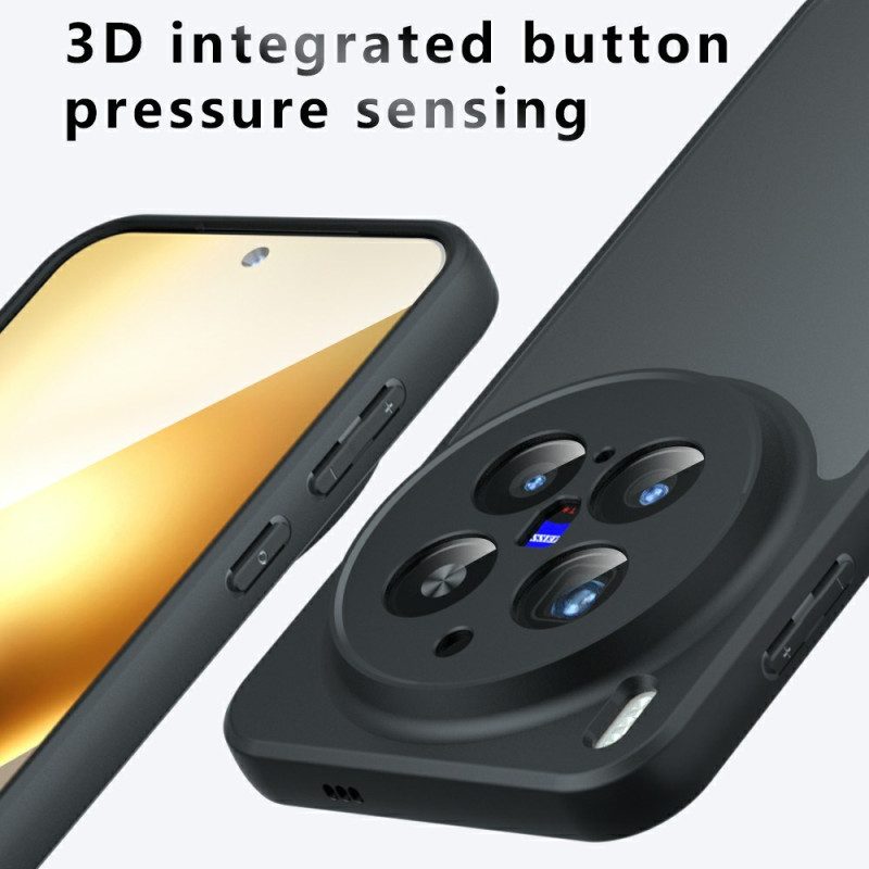 Hülle Für Vivo X300 Pro Matt-schwarz Transparent