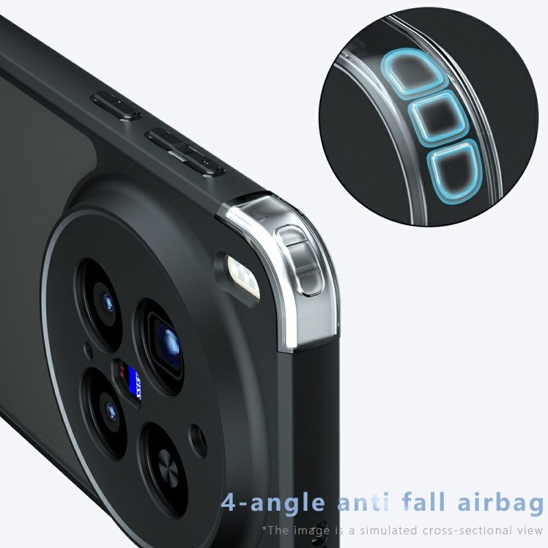 Hülle Für Vivo X300 Pro Matt-schwarz Transparent