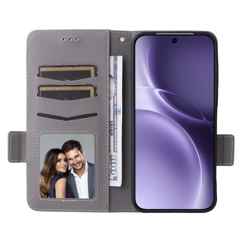 Lederhüllen Vivo X300 Pro Handyhülle Kunstleder Mit Riemen