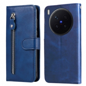 Lederhüllen Vivo X300 Pro Reißverschlusstasche