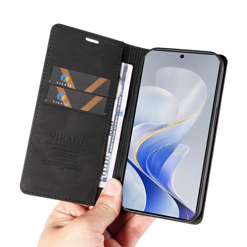 Flip Case Vivo V40 5g Seidige Haptik (yikatu)