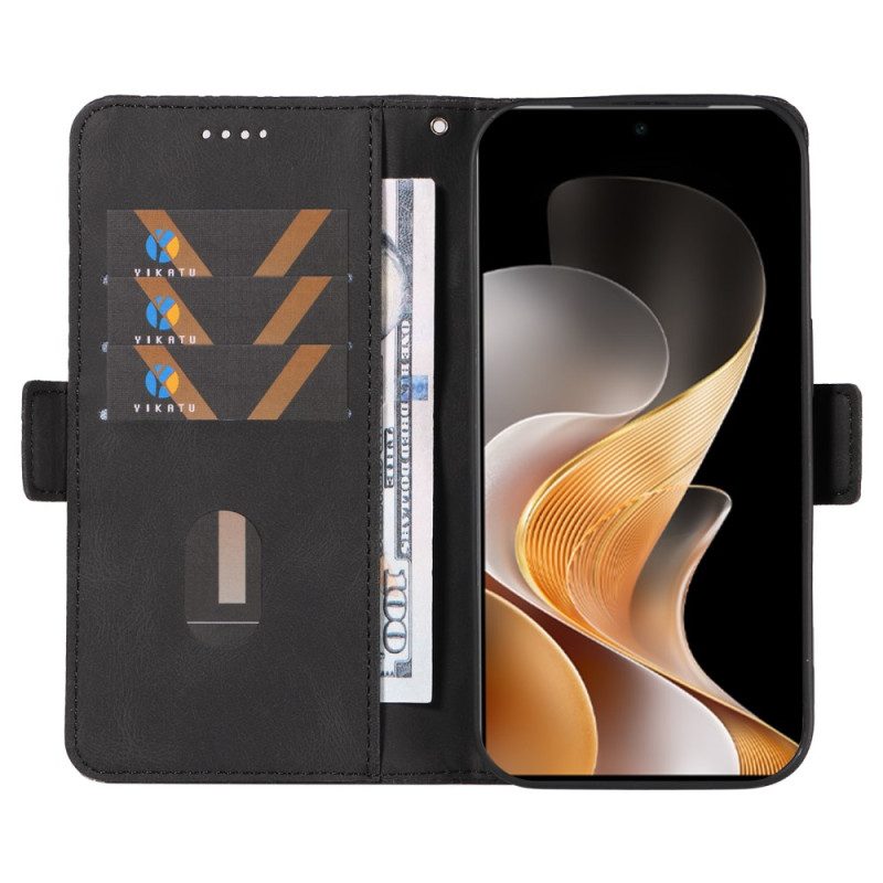 Lederhüllen Vivo V40 5g Handyhülle Rautenmuster