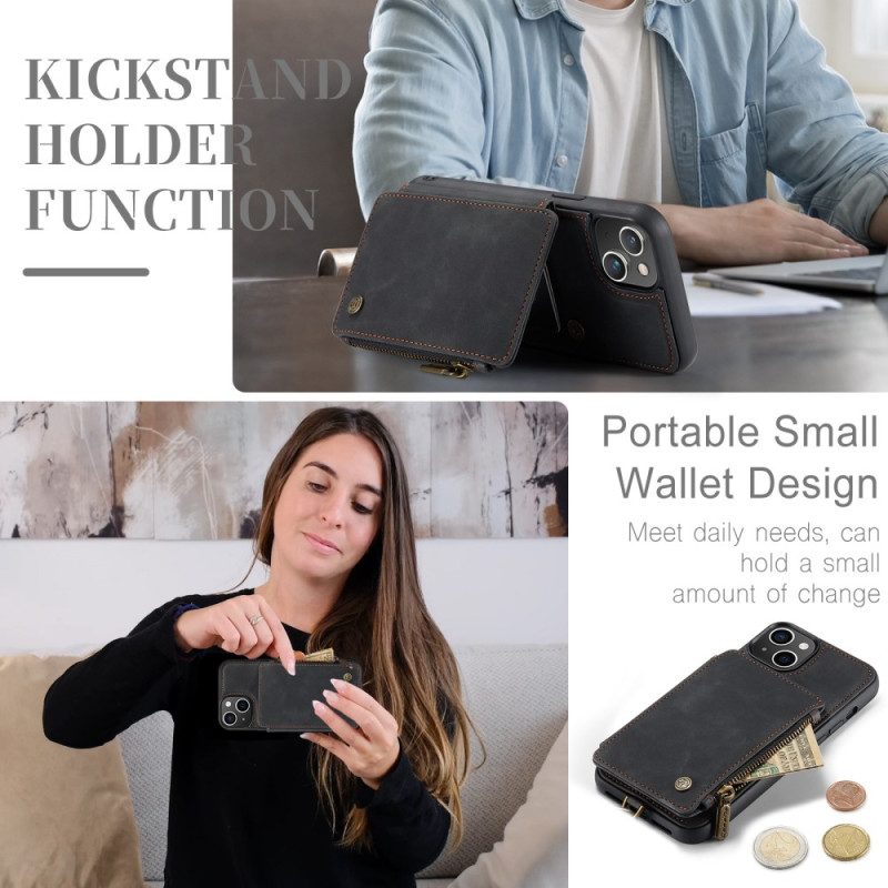 Hülle Für iPhone 15 Plus Brieftasche Caseme-geldbörsenstil