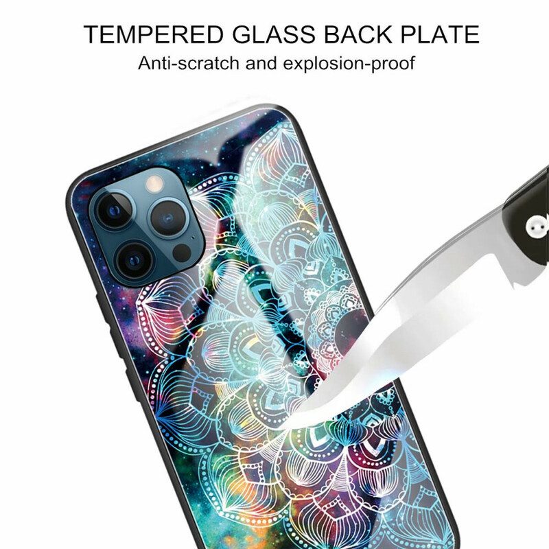 Hülle Für iPhone 13 Pro Max Mandala-gehärtetes Glas