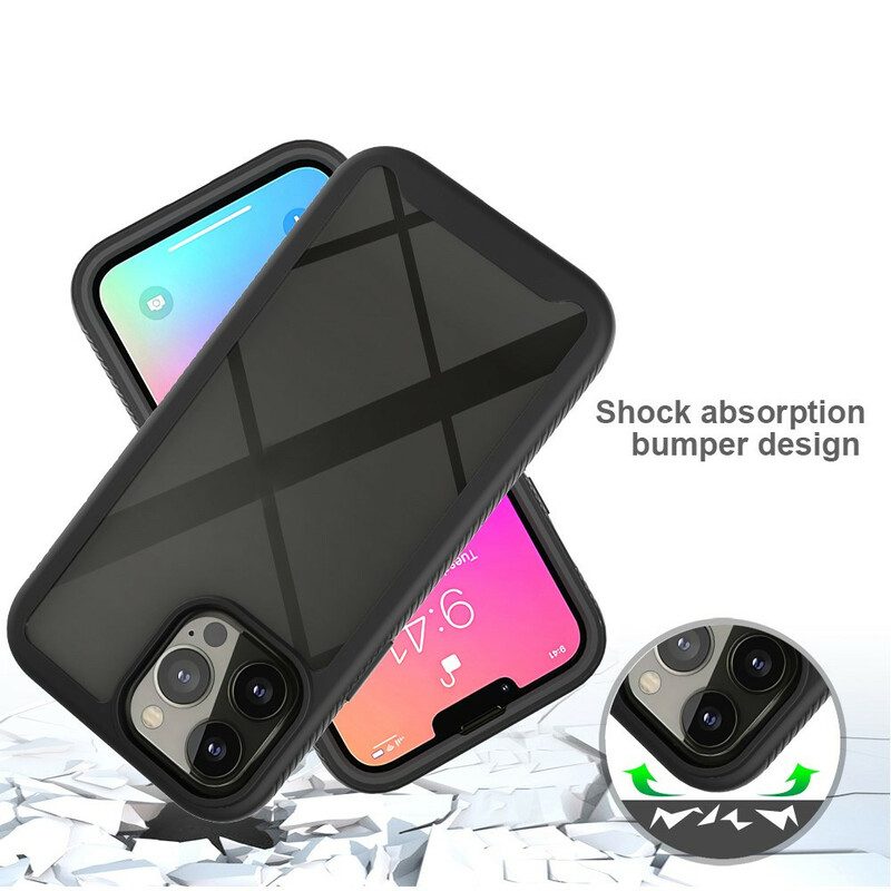 Hülle Für iPhone 13 Pro Max Silikonkanten Im Hybrid-design
