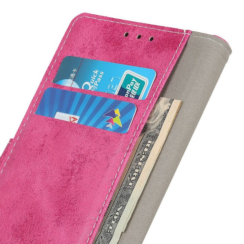Lederhüllen Für iPhone 13 Pro Max Vintage-ledereffekt