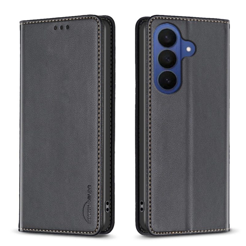 Flip Case Samsung Galaxy S26 Plus Handyhülle Kunstleder Binfen Color