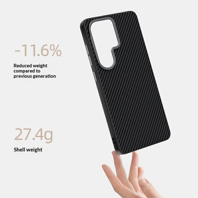 Hülle Samsung Galaxy S26 Plus Abeel Magnethalter Aus Carbonfaser