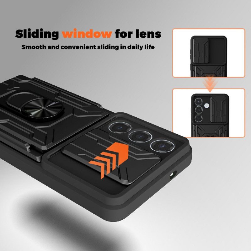 Hülle Samsung Galaxy S26 Plus Handyhülle Schiebebare Kameraabdeckung