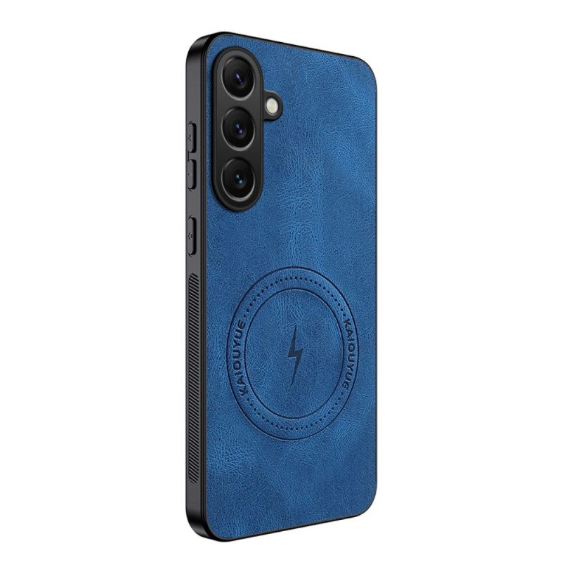 Hülle Samsung Galaxy S26 Plus Magnetische Lederoptik