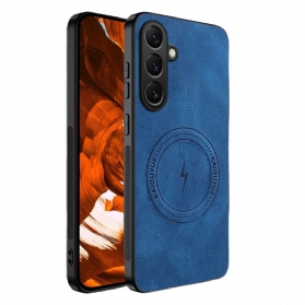 Hülle Samsung Galaxy S26 Plus Magnetisches Lederdesign