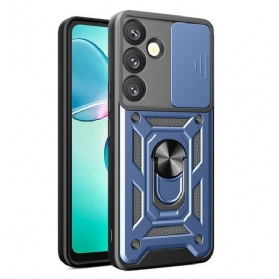 Hülle Samsung Galaxy S26 Plus Schiebebare Kameraabdeckung Und Integrierter Ständer