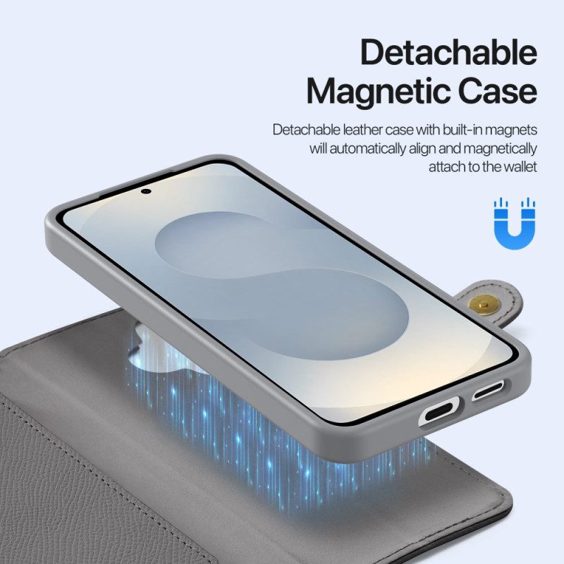 Lederhüllen Für Samsung Galaxy S26 Plus Abnehmbare Abdeckung Lawa Serie Dux Ducis