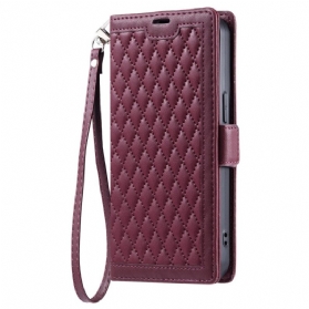 Lederhüllen Für Samsung Galaxy S26 Plus Gestepptes Vintage-design