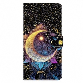 Lederhüllen Für Samsung Galaxy S26 Plus Heller Mond