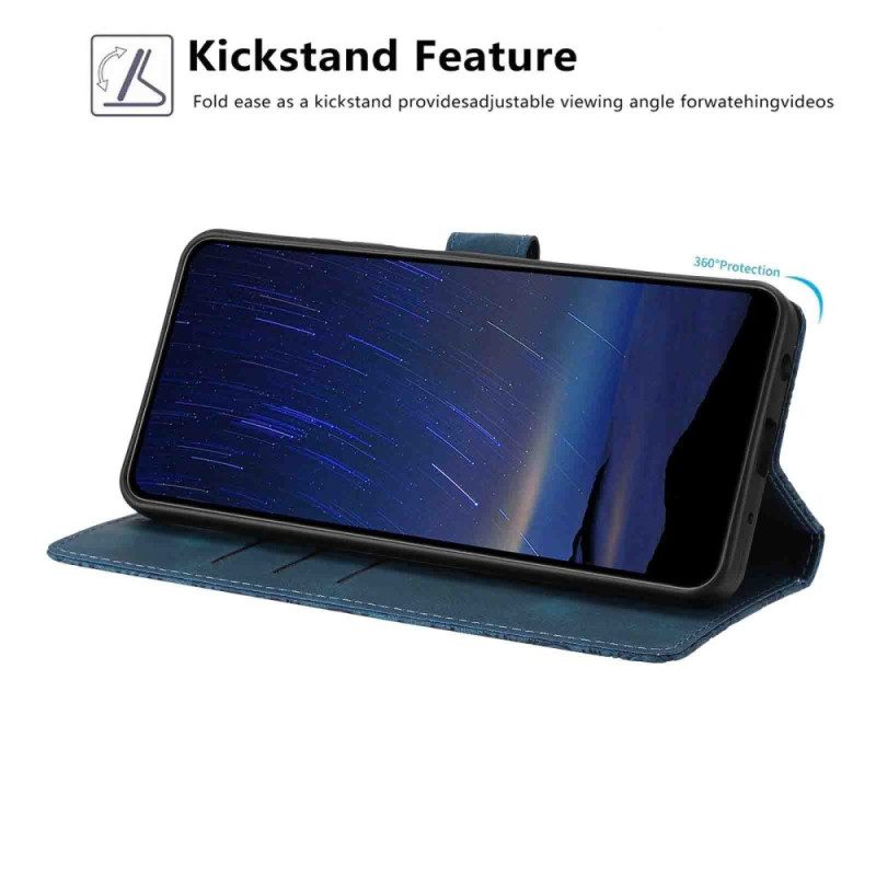 Lederhüllen Für Samsung Galaxy S26 Plus Kirschblüten-gravur