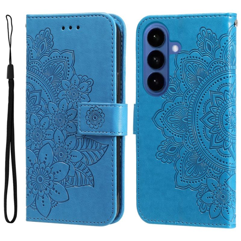 Lederhüllen Für Samsung Galaxy S26 Plus Mandala-druck