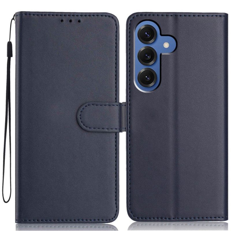 Lederhüllen Für Samsung Galaxy S26 Plus Schlichte Serie