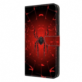 Lederhüllen Für Samsung Galaxy S26 Plus Schwarze Spinne