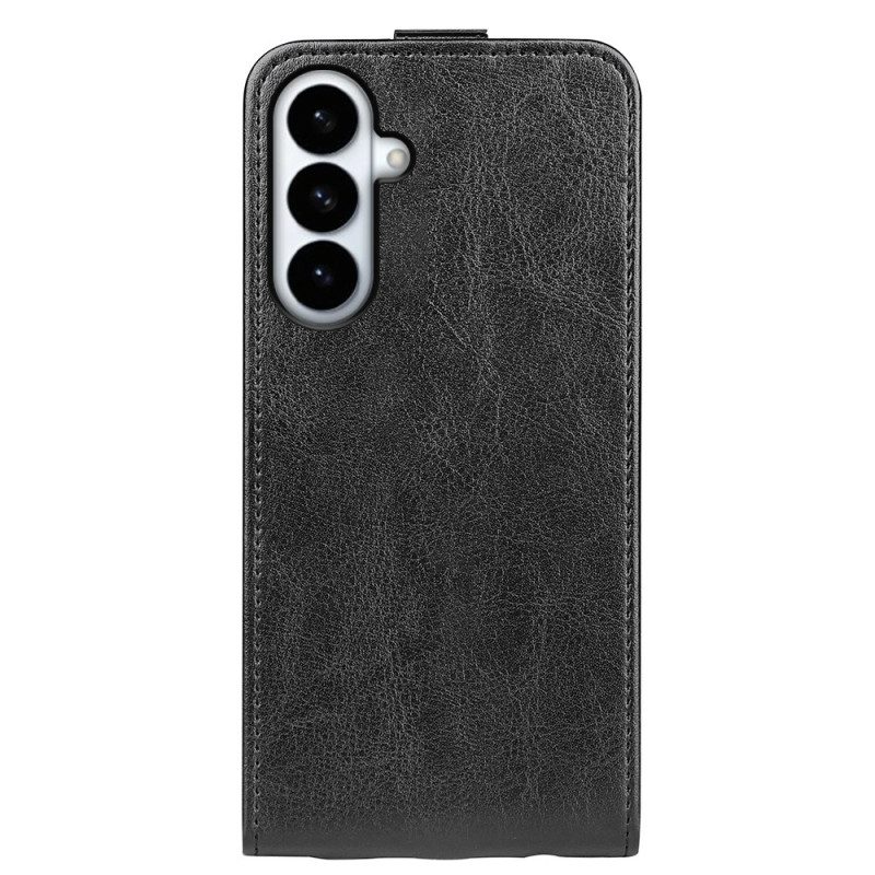 Lederhüllen Für Samsung Galaxy S26 Plus Vertikaler Klappständer