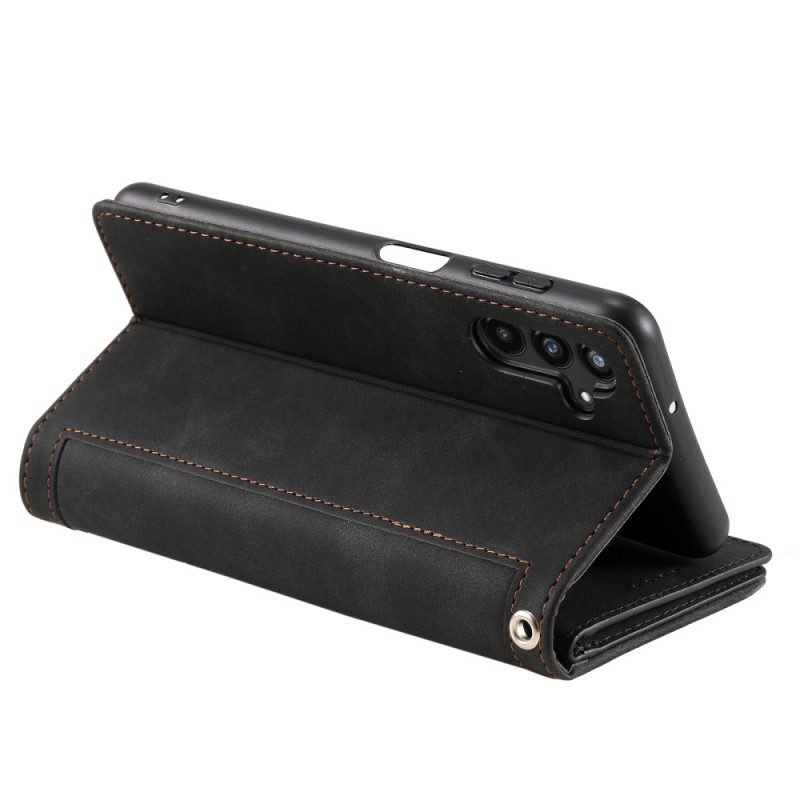 Lederhüllen Samsung Galaxy S26 Plus 9 Kartenfächer Und Reißverschluss